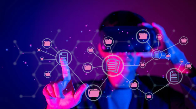 dms stands document management system vr information technology it consultant works concept internet